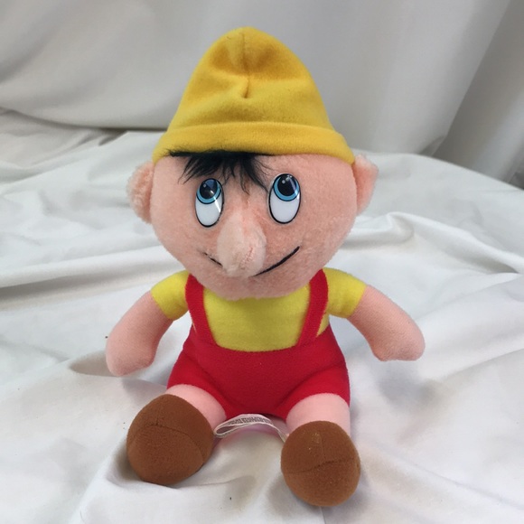 Vintage Walt Disney Plush ~ Pinocchio & Lady and the Tramp ~ Collectible - Picture 3 of 11